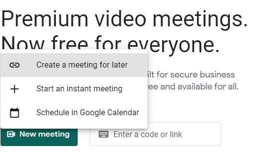 Cara Buat Link Google Meeting