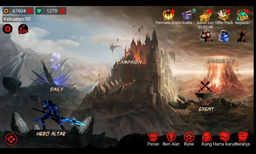 League of Stickman Mod Apk