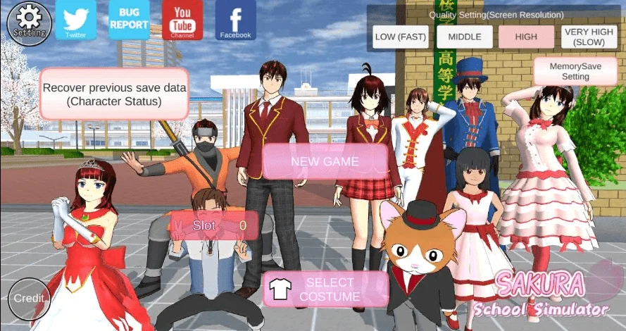 Sakura School Simulator Mod Apk
