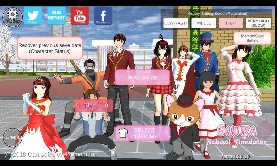 Sakura School Simulator Versi Lama