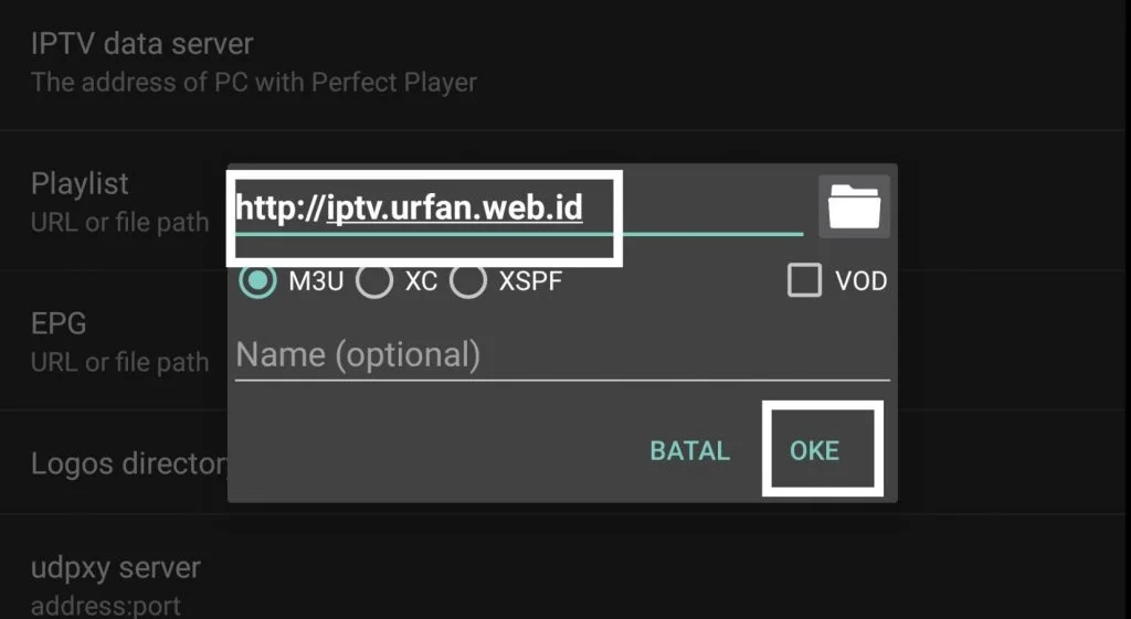 Cara Setting Aplikasi Perfect Player