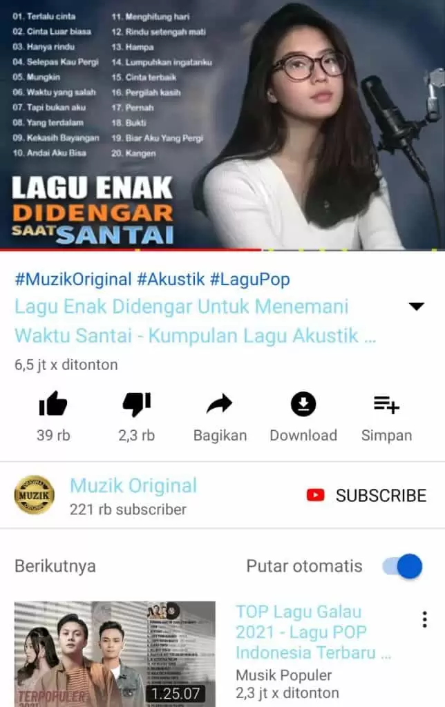 Preview Youtube Blue Apk