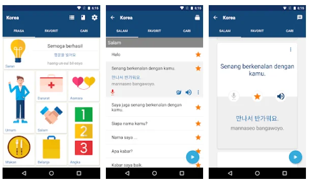 Aplikasi Belajar Bahasa Korea Bravo Leangue