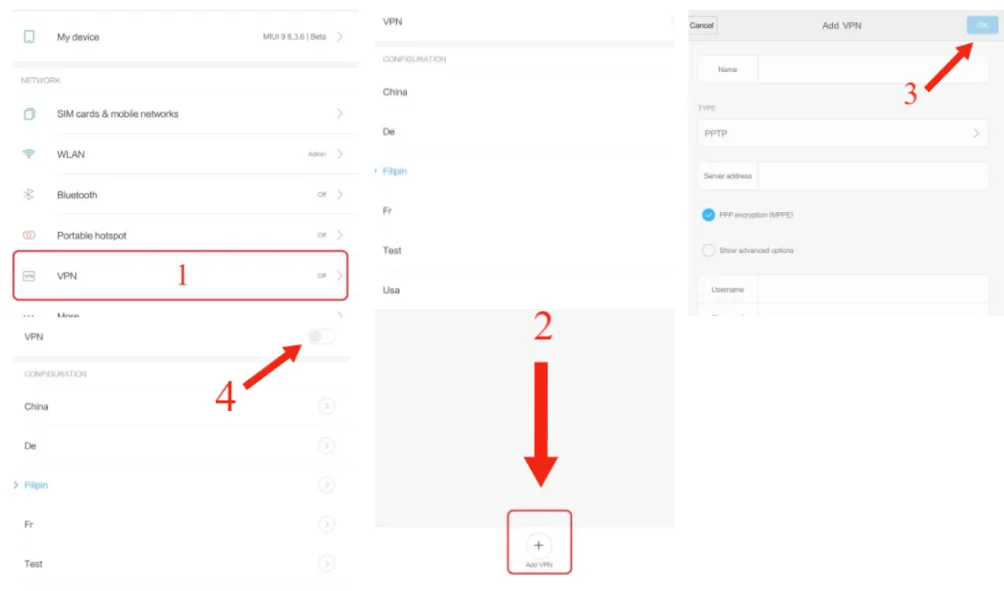 Cara Setting VPN di HP Xiaomi