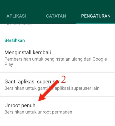 Cara Unroot Hp dengan SuperSu