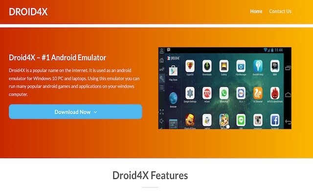 Emulator Android PC Droid4X
