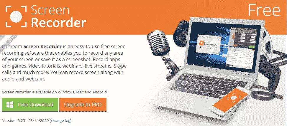 Icecream Screen Recorder