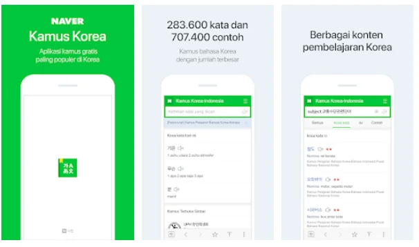 Kamus NAVER Ingris Korea
