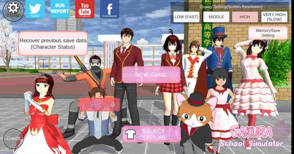 Loading Game Sakura School Simulator