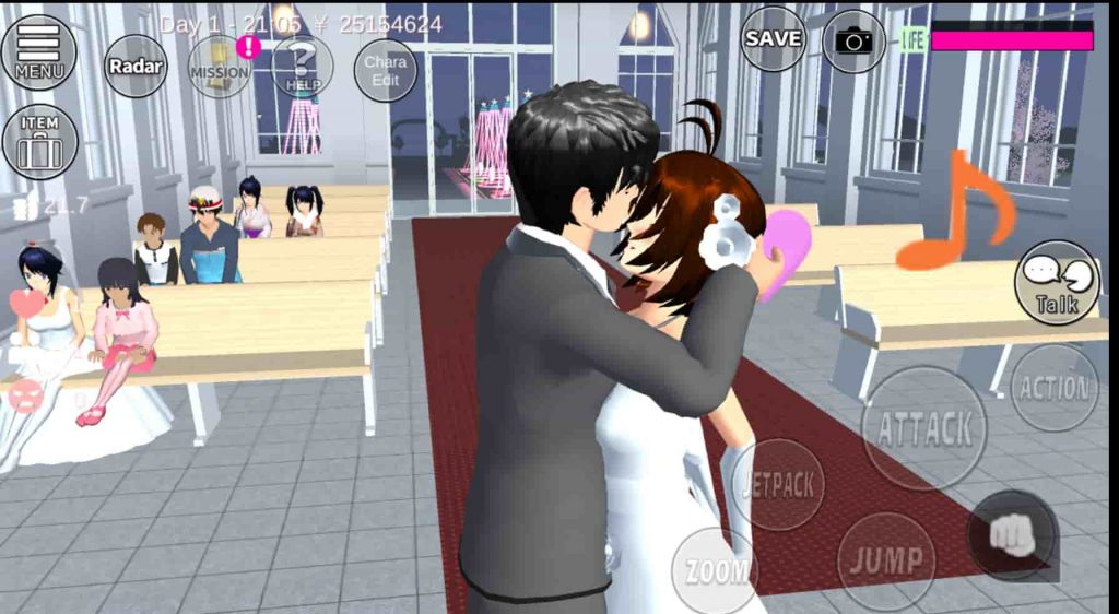 Cara Menikah di Game Sakura School Simulator