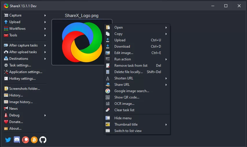 ShareX Aplikasi Perekam Layar PC Tanpa Watermark
