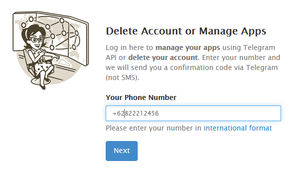 Cara Hapus Akun Telegram Secara Permanen