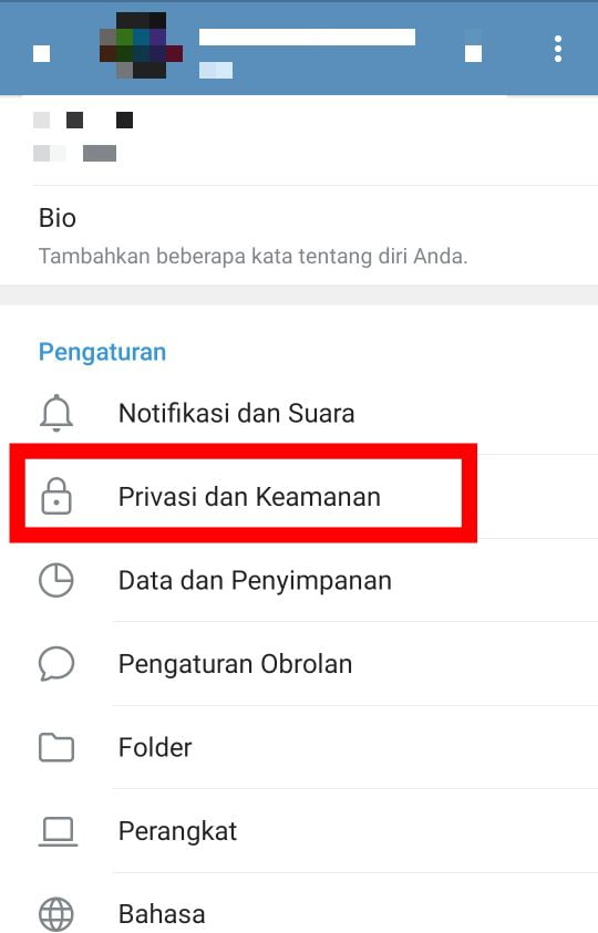 Cara Hapus Akun Telegram Sementara