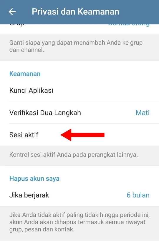 Cara Logout Telegram Web 3