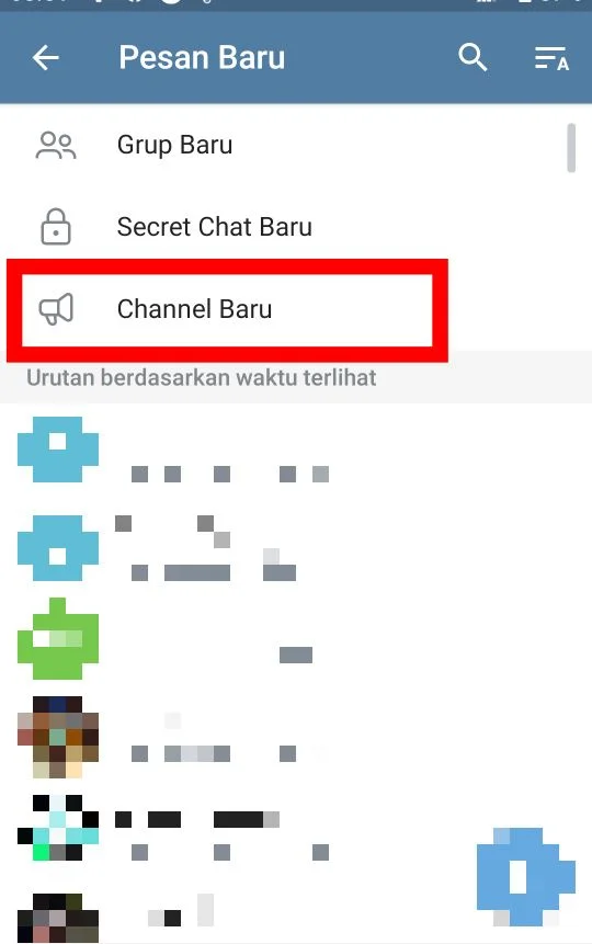 Cara Membuat Channel di Telegram