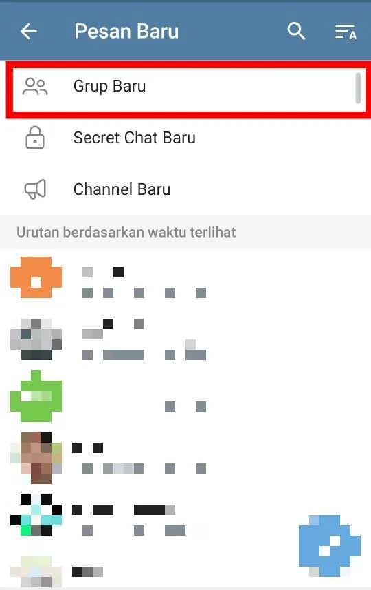 Cara Membuat Group di Telegram 1