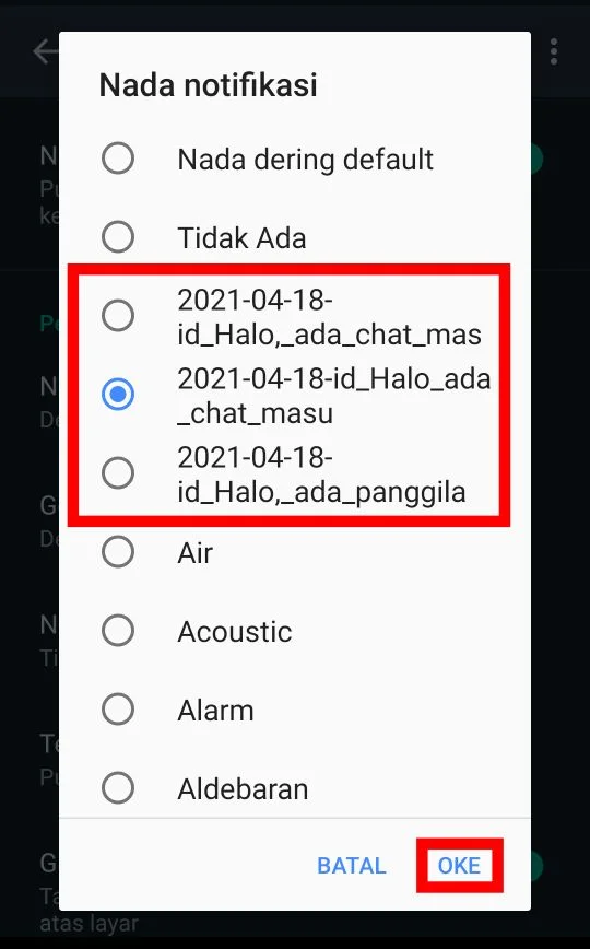 Cara Mengganti Nada Dering Whatsapp dengan Suara Google