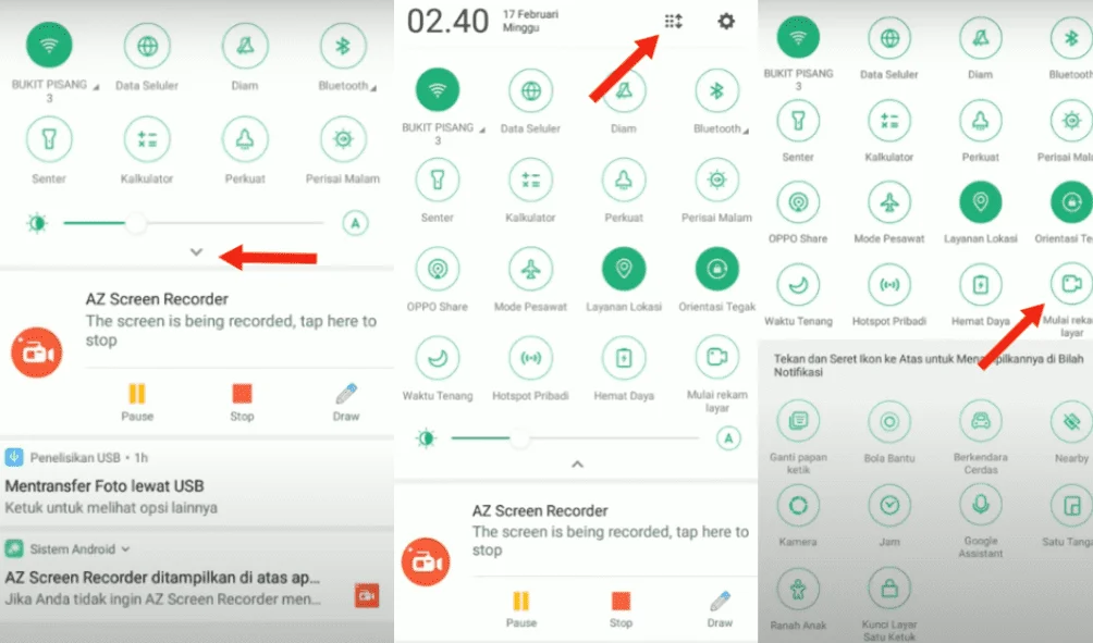 Cara Merekam Layar HP Oppo
