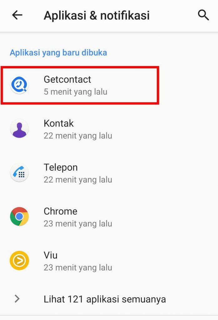 Cara Logout dari Get Contact