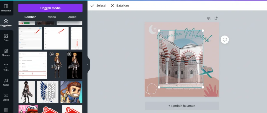 Cara Membuat Twibbon di Canva