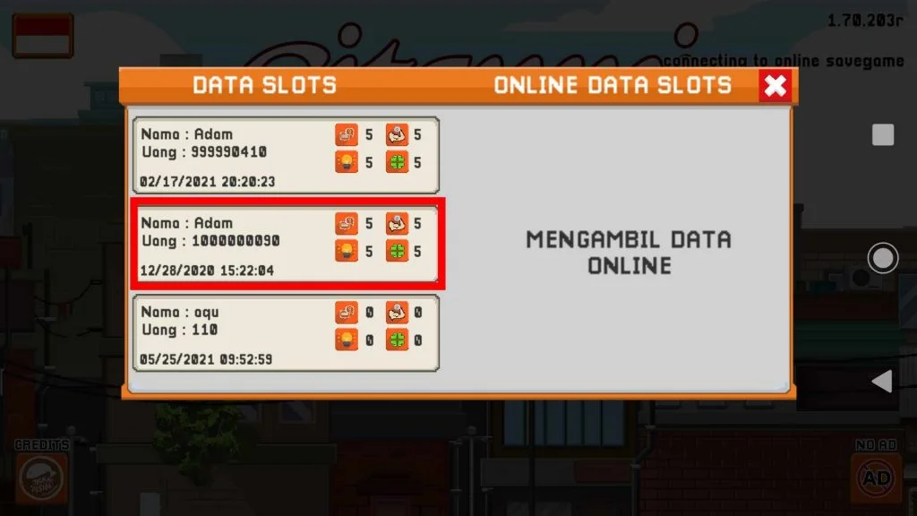 Cara Menggunakan Save Data di Game Citampi Stories