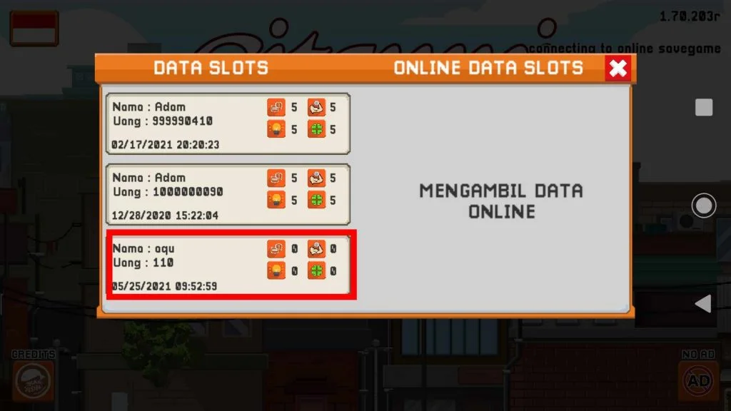 Cara Menggunakan Save Data di Game Citampi Stories