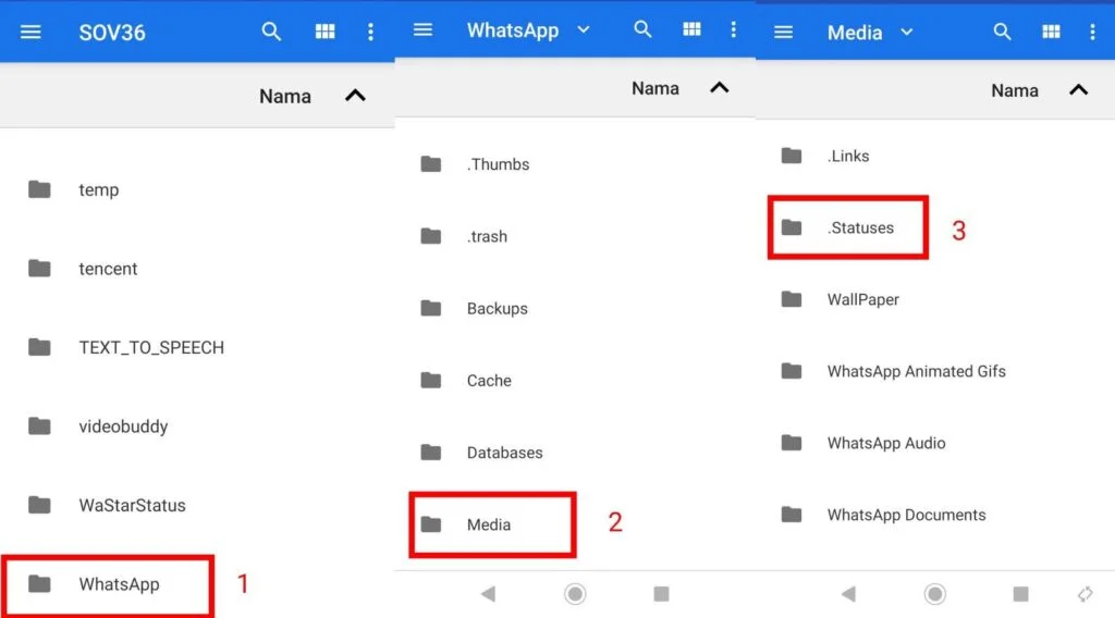 Cara Download Status Whatsapp