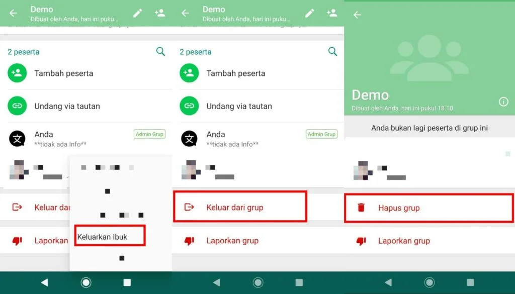 Cara Menghapus Grup Whatsapp