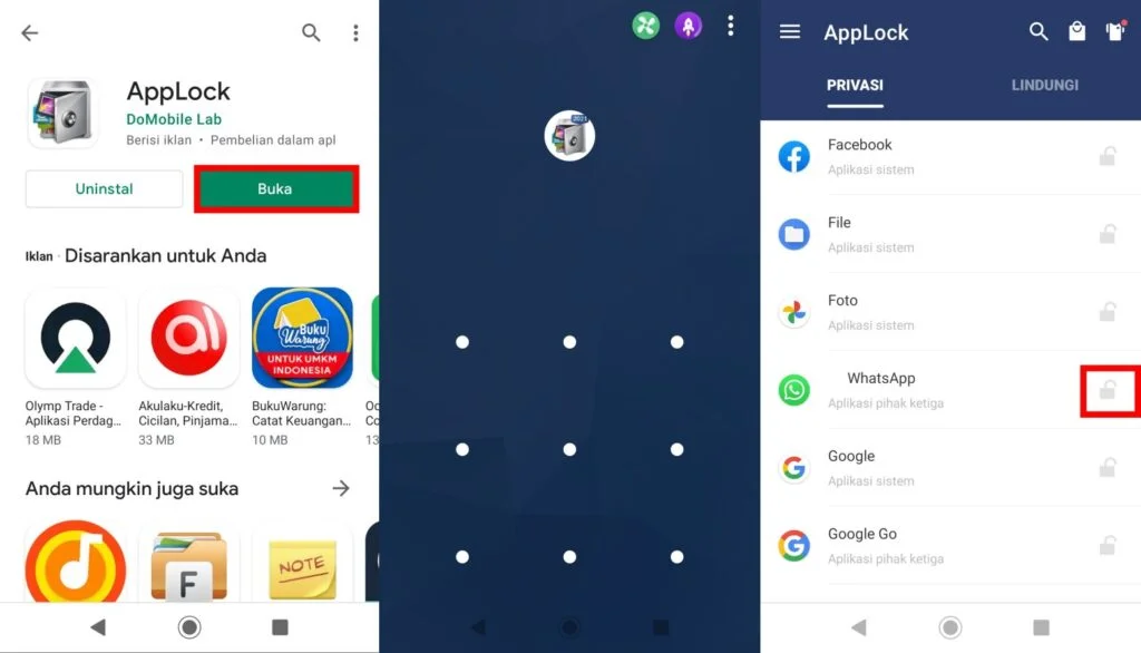 Cara Mengunci Whatsapp