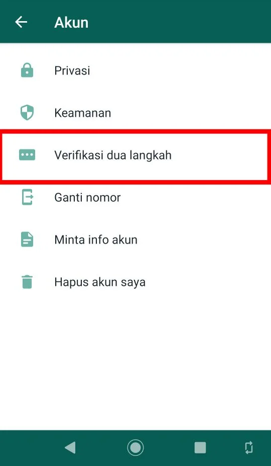 Cara Mengunci Whatsapp