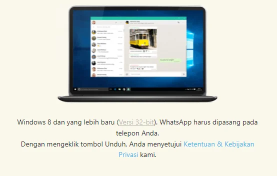 Cara Menyambungkan Whatsapp ke Laptop