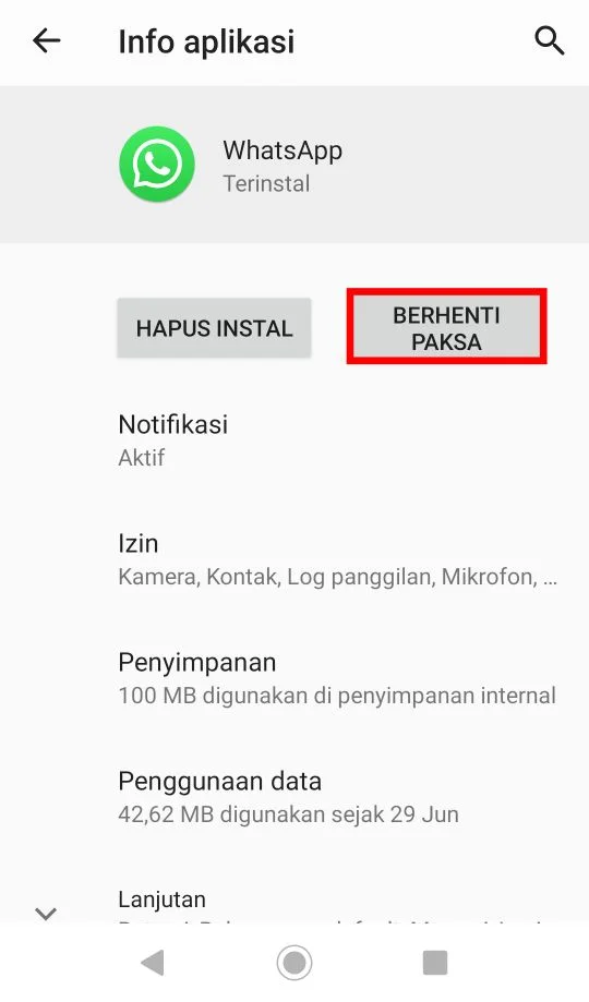 Cara Menonaktifkan GB Whatsapp