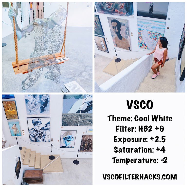 VSCO Filter White Theme