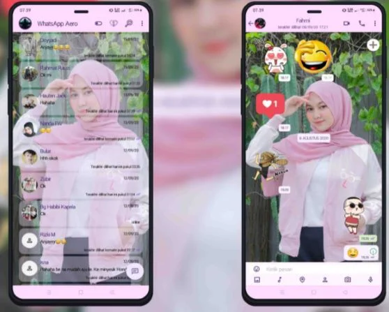 Tema WhatsApp Aero