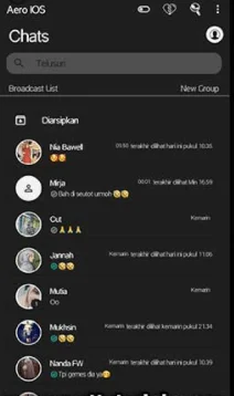 Tema WhatsApp Aero