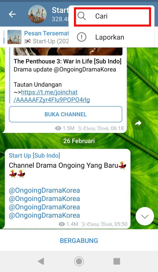 Cara Download Drakor di Telegram