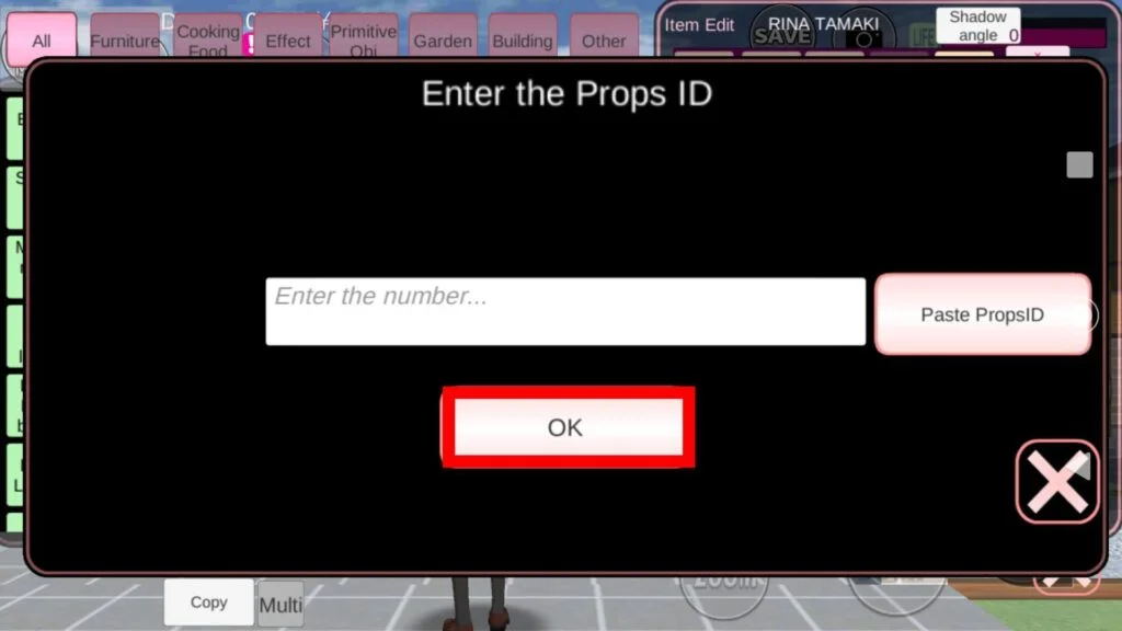 Cara Memasang ID di Sakura School Simulator