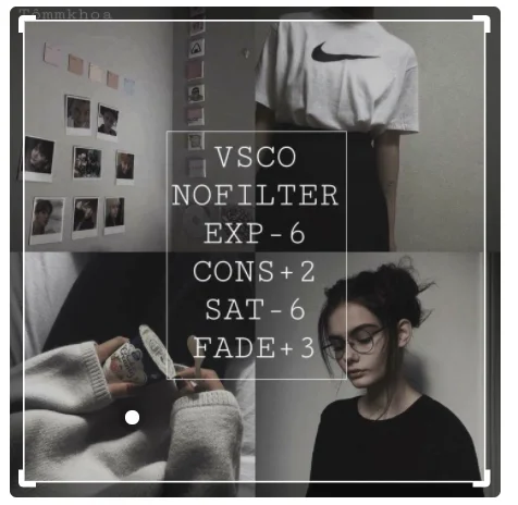 Rumus VSCO Dark Aesthetic