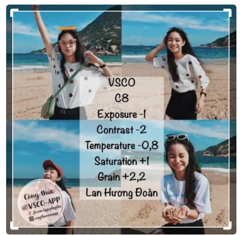 VSCO Tone Untuk Pemandangan Pantai