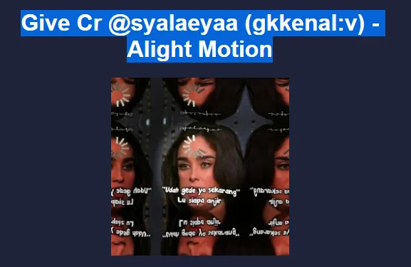 Preset Alight Motion Gelombang