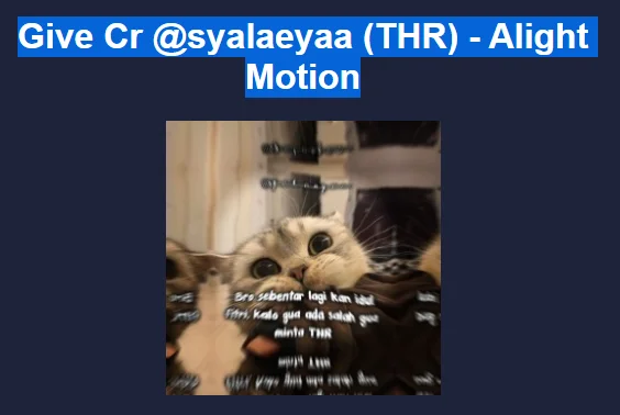 Preset Alight Motion Gelombang