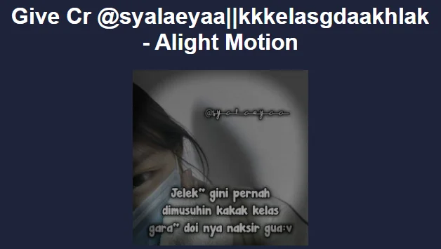 Preset Alight Motion Gelombang