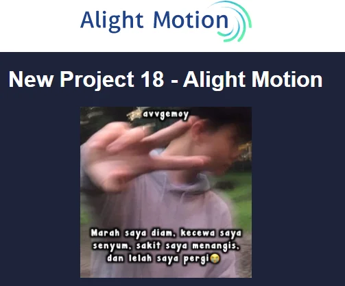 Preset Alight Motion Gelombang