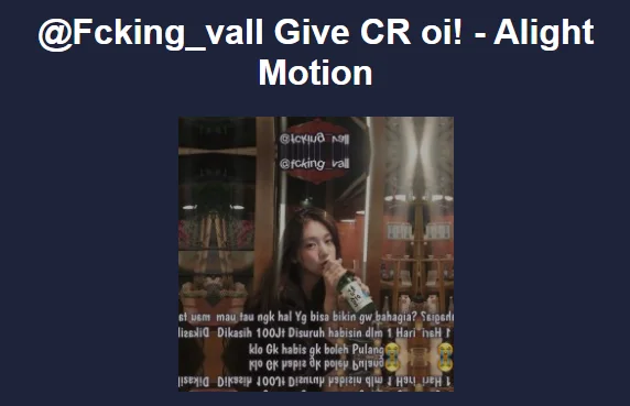 Preset Alight Motion Gelombang