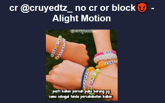 Preset Alight Motion Gelombang