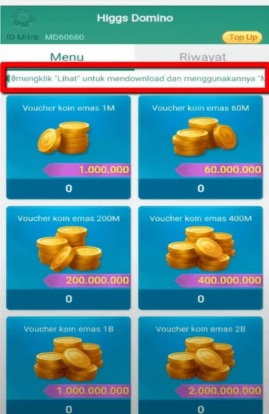 Cara Download Alat Mitra Higgs Domino Apk