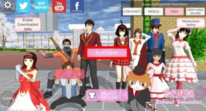 Cara Membuat ID di Sakura School Simulator