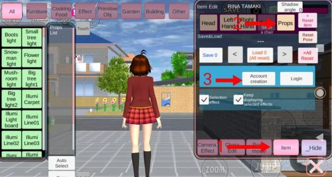 Cara Memunculkan ID di Sakura School Simulator