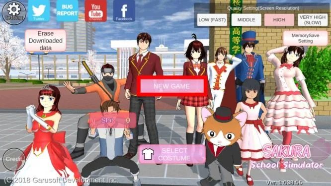 Cara Memunculkan ID di Sakura School Simulator