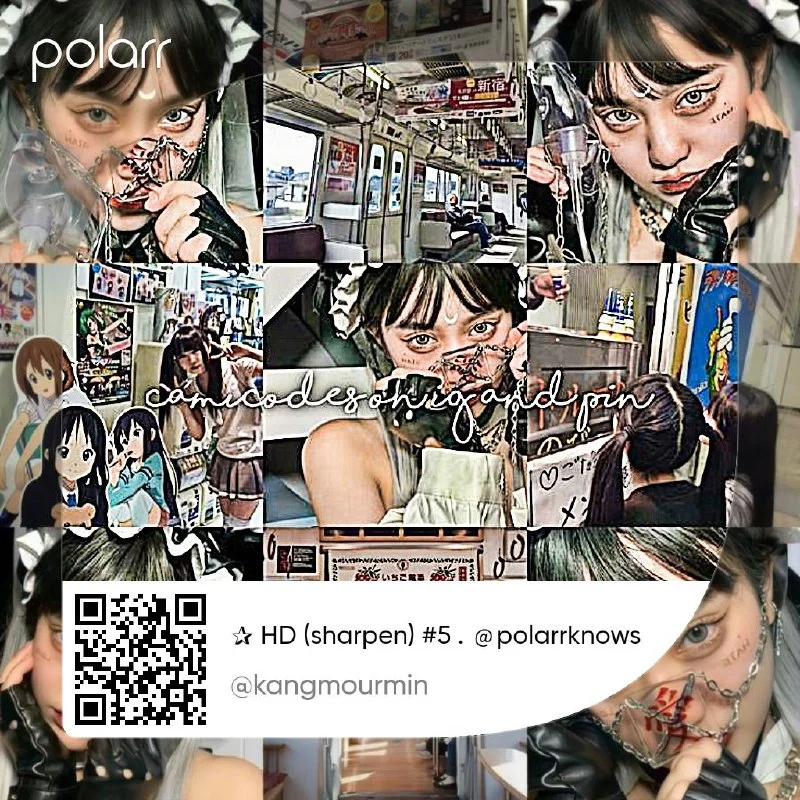 Polarr Code Dark Aesthetic Filter